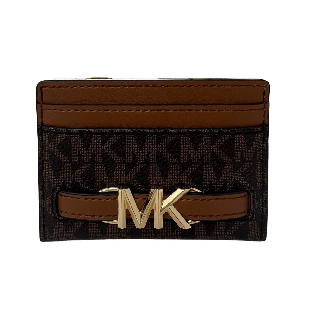 Michael Kors Reed Large Card Holder Wallet MK Signature $188